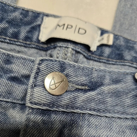 MINKPINK MP|D Wildflower Scando Jeans, Floral Embroidered, Straight Leg, EUC! - Picture 15 of 15